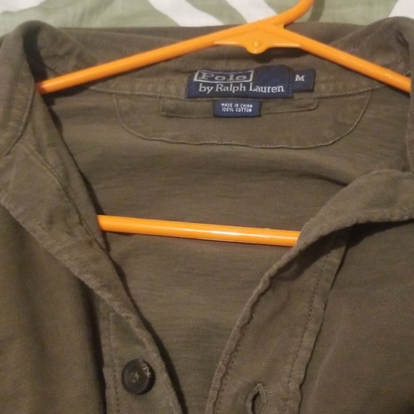 Mens long sleeve polo - Picture 3 of 3